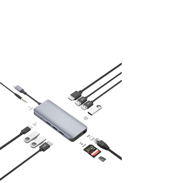 Hub multifonctions USB-C 12en1 - GL 7092